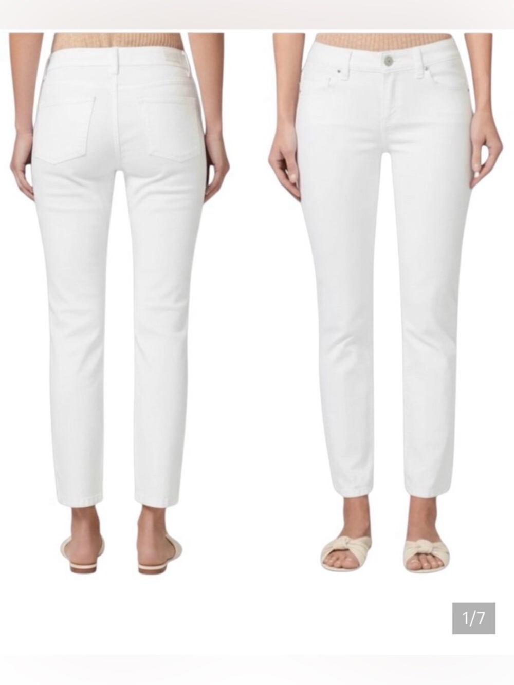 NWT Theory Dracie R2 women's skinny fit jeans in optic white size 27